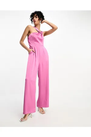 Little Mistress Tuta jumpsuit asimmetrica a fondo ampio