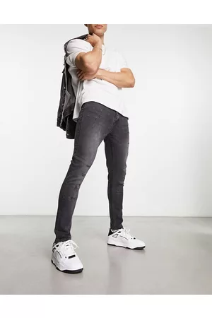 Bolongaro Jeans skinny grigi invecchiati