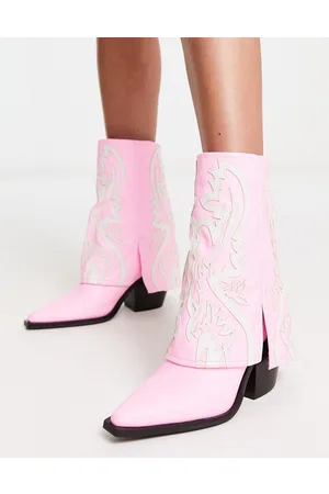 AZALEA WANG Annabelle - Stivali stile western , con risvolto