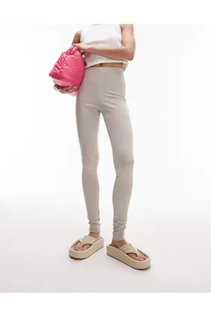 Topshop Leggings skinny color visone a coste