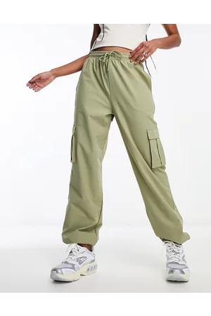 Noisy May Pantaloni cargo salvia con tasche