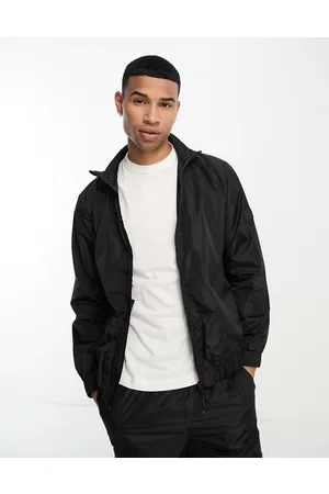 Rains Giacca sportiva nera in nylon