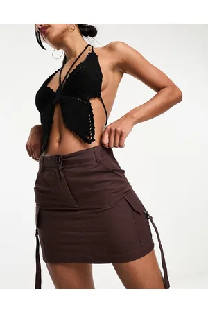 Daisy Street Minigonna cargo marrone