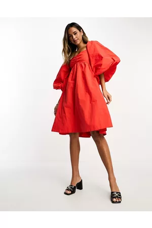 In wear InWear - Frasco - Vestito corto strutturato con maniche voluminose