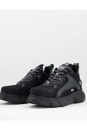 Buffalo Cloud Chai - Chunky sneakers nere vegan-friendly