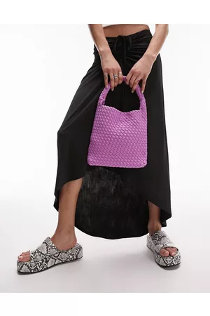 Topshop Gloria - Pochette in tessuto intrecciato