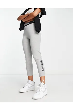 Napapijri Leggings grigi con logo