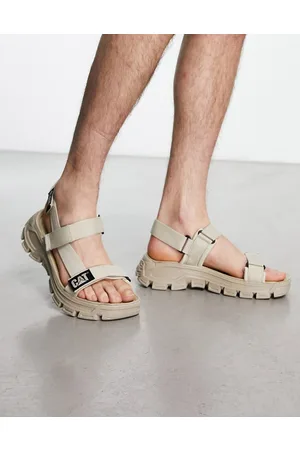 Cat Footwear CAT - Progressor Web Bold - Sandali beige con suola spessa