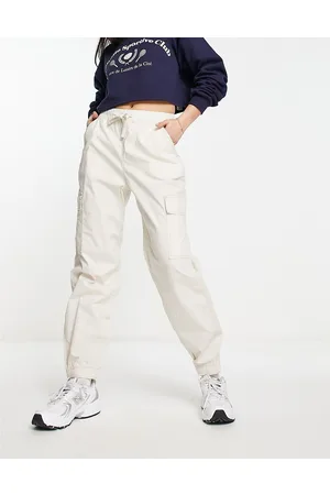 Hollister Joggers cargo in popeline kaki