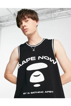 A Bathing Ape AAPE By A Bathing Ape - Rock Climber - Canotta double-face in rete nera