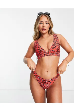 Figleaves Slip bikini brasiliano con stampa leopardata