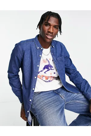 New Look Camicia in denim medio