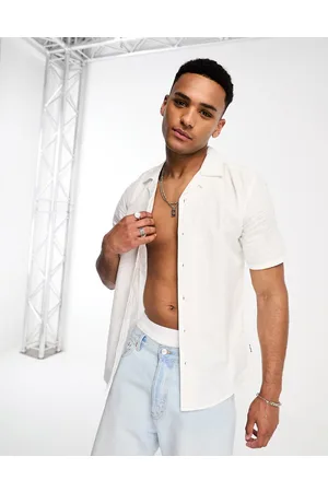 Only & Sons Camicia in misto lino con rever