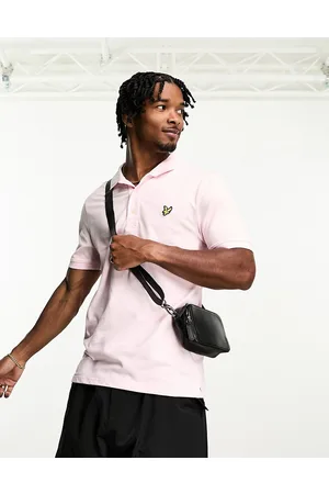 Lyle & Scott Icon - Polo in piqué chiaro con logo