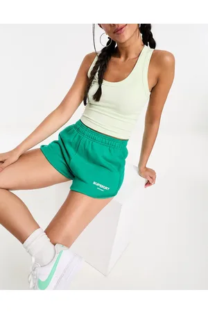 Superdry Code Core Sport - Pantaloncini verdi