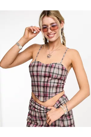 Heartbreak Corsetto a quadri in coordinato