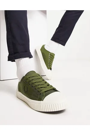 Fred Perry Highes - Scarpe di tela color kaki