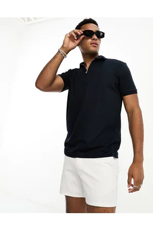 SELECTED Polo con zip corta
