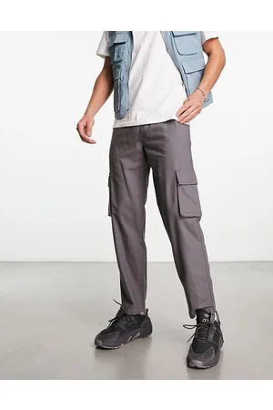 New Look Pantaloni cargo leggeri scuro