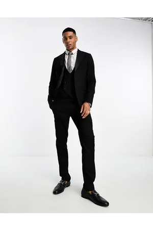 Devils Advocate Pantaloni da smoking skinny neri
