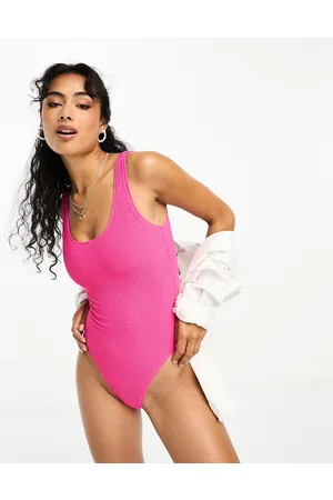 Champion Costume da bagno stropicciato fucsia
