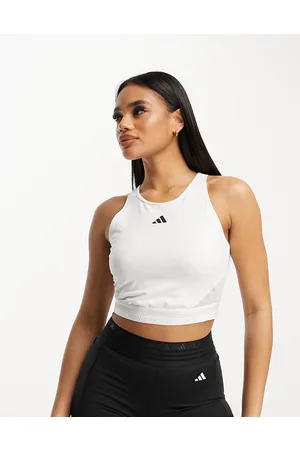adidas Adidas - Training Hyperglam - Crop top con 3 strisce