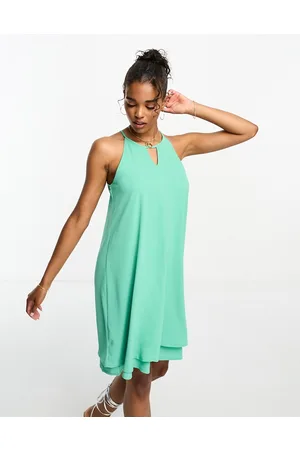 ONLY Swing - Vestito corto con apertura a goccia /blu
