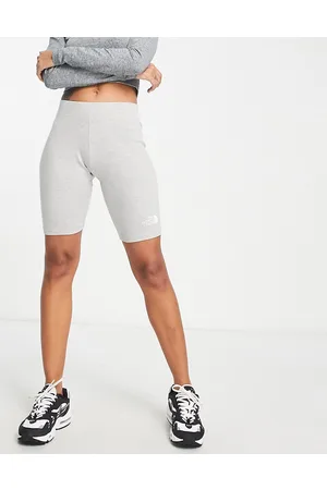 The North Face Pantaloncini leggings in cotone interlock grigi