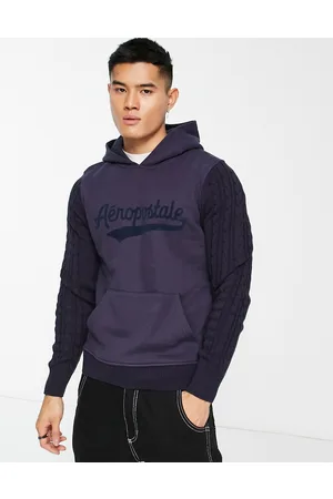 Aeropostale Felpa con cappuccio stile college in maglia