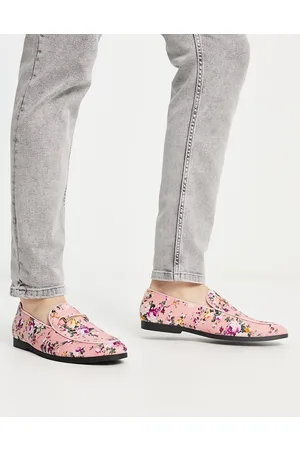 Truffle Collection Pantofole stile mocassini con morsetto e stampa floreale
