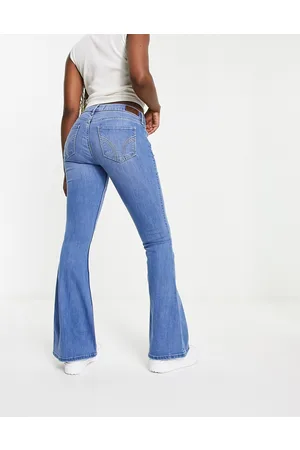 Hollister Topshop - Jeans a zampa a vita bassa medio