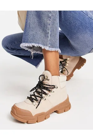 Moschino Trekk - Scarponcini beige