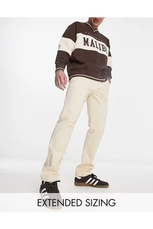 ASOS Jeans slim écru con dettagli carpenter