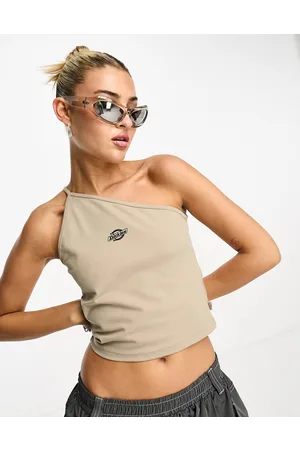 Dickies In esclusiva per ASOS - - Oak Grove - Top monospalla sabbia resort pack