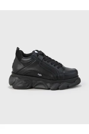 Buffalo Cloud Corin - Sneakers nere vegan-friendly con suola spessa