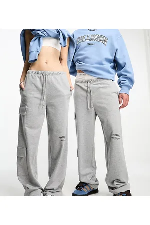 COLLUSION Unisex - Joggers cargo mélange