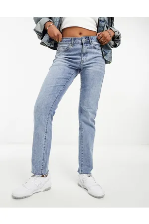 VILA Jeans dritti lavaggio chiaro
