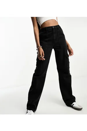 ASOS ASOS DESIGN Tall - Jeans cargo slavato