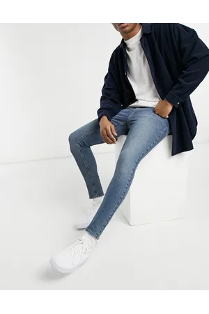 ASOS Jeans spray on power stretch effetto vintage medio