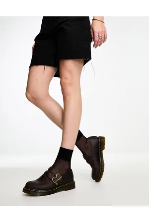Dr. Martens 8065 - Scarpe Mary Jane marrone scuro in pelle