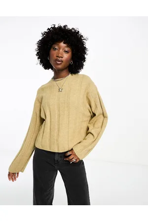 Weekday Fiona - Maglione pesante color avena mélange
