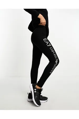 EA7 Leggings neri con logo