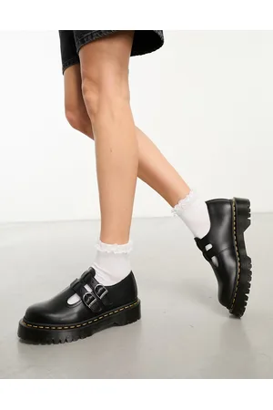 Dr. Martens 8065 Bex - Scarpe Mary Jane nere in pelle liscia