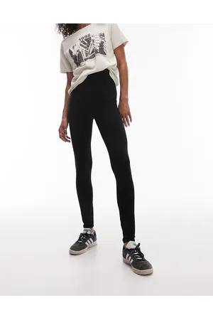 Topshop Leggings a vita alta neri