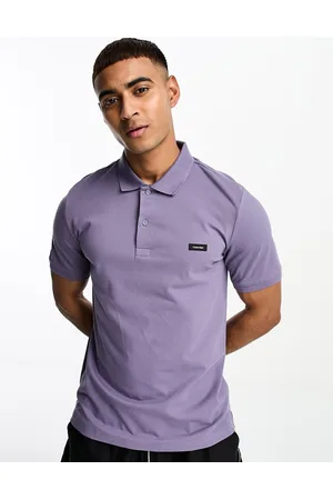 Calvin Klein Polo elasticizzata slim fit con bottoni
