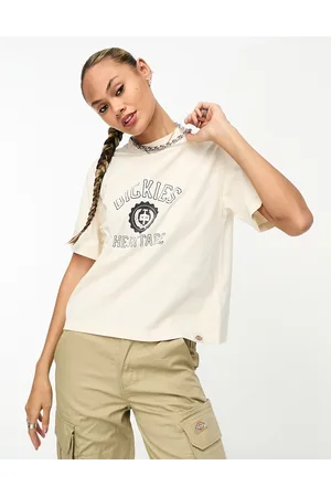 Dickies Oxford - T-shirt stile college color pietra