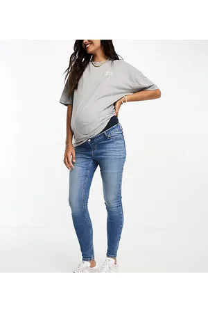 ASOS ASOS DESIGN Maternity - Ultimate - Jeans skinny con fascia sopra il pancione