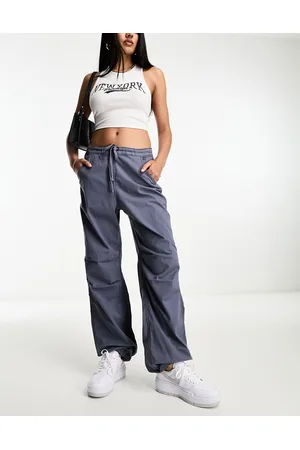 Hollister Pantaloni parachute blu