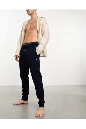 Ralph Lauren Icon - Joggers con fondo elasticizzato in maglia a doppio filo con logo
