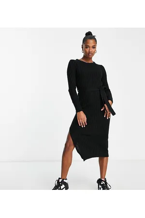 Brave Soul Petite - Eddie - Vestito in maglia con spacco